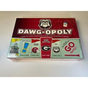 Dawg-opoly ~ The University Of Georgia UGA - Board Game New Sealed